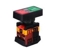 22mm/25mm/30mm APBB-22/AS22/PPBB-30 on/Off Start Stop Push Button Switch 10A/660V Self-Reset/Momentary Light Switch(Black,12V) industrial