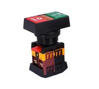 22mm/25mm/30mm APBB-22/AS22/PPBB-30 on/Off Start Stop Push Button Switch 10A/660V Self-Reset/Momentary Light Switch(Beige,110V) industrial