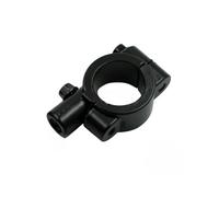22mm 25mm Handlebar 10mm 8mm Thread Motorcycle Mirror Mount Clamp Rear View Mirror Holder Adapter Clamp Base Mirror Stem Extender(M8 22mm-Black)