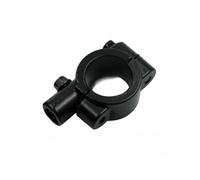 22mm 25mm Handlebar 10mm 8mm Thread Motorcycle Mirror Mount Clamp Rear View Mirror Holder Adapter Clamp Base Mirror Stem Extender(M10 22mm-Black)