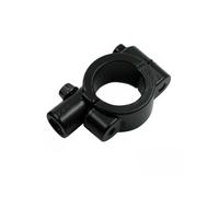 22mm 25mm Handlebar 10mm 8mm Thread Motorcycle Mirror Mount Clamp Rear View Mirror Holder Adapter Clamp Base Mirror Stem Extender(M10 25mm-Black)