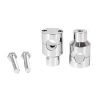 22MM 25MM Motorcycle Handlebar Riser Up Bracket Clamp Kit For 1'' 7/8" Handle Bars Universal Black/Chrome Motorcycle Risers