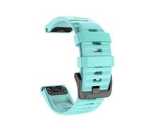 22mm 26mm Dual-colored Silicone Watchbands Fit For Garmin Epix Pro Gen 2 47mm And 51mm/Fenix 7X 7 Pro/Quatix 6 6X 5X(Mint Green,QuickFit 26mm)