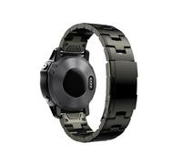 22mm 26mm Quick Fit Titanium Metal Watch Band Bracelet Fit For Garmin Fenix 7X 7/6 Pro / 5 Plus/Instinct/Epix Strap Wristband(Titanium gray,26mm Tactix Delta)
