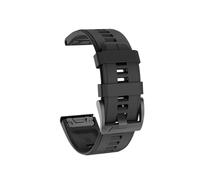 22mm 26mm Quick Installation Dual Color Silicone Strap Fit For Garmin TACTIX DELTA/Initial 2X/Descent Mk2 Mk2i G1/MARQ/Enduro 2(Black 3,QuickFit 26mm)