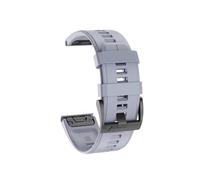 22mm 26mm Quick Installation Dual Color Silicone Strap Fit For Garmin TACTIX DELTA/Initial 2X/Descent Mk2 Mk2i G1/MARQ/Enduro 2(Gray 3,QuickFit 26mm)