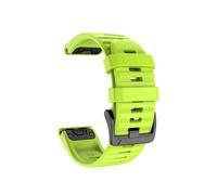 22mm 26mm Quick Installation Dual Color Silicone Strap Fit For Garmin TACTIX DELTA/Initial 2X/Descent Mk2 Mk2i G1/MARQ/Enduro 2(Green 2,QuickFit 22mm)