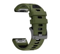 22mm & 26mm QuickFit Silicone Watch Band for Garmin Fenix 8 47mm/51mm, Fenix 7/6/5, Epix/Epix Pro - Compatible with Forerunner 965/955, MARQ, Quatix, Tactix, Enduro, Descent & Approach S60/S62/S70