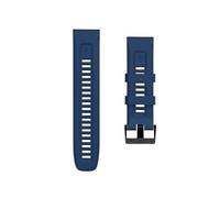 22mm 26mm Silicone Sports Strap Suitable For Garmin Fenix 7X 7 Solar/6X 6 Pro 5 5X Plus 3 3HR/Epix(Dark blue,QuickFit 22mm)