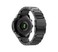 22mm 26mm Titanium Alloy Metal Strap Fit For Garmin Fenix 8 7X 5/5X/5XPlus/6/6X Enduro/Instinct1/2/955 Watch Band(Black)
