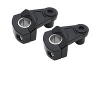 22mm 28mm Motorcycle Handlebar Clamps Riser For 5.5cm Height Bars Clamp 2 Inch Pivoting For Crf For YZF Handlebar Risers(Black)