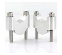 22mm 7/8" Fat Bar Handlebar Riser For Aprilia Motorcycle Riser Clamp(SILVER,30mm)