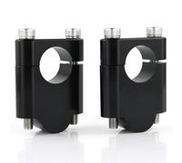 22mm 7/8" Handlebar Riser Clamps Compatible With MSX125 ST1100 NC700X NC750X CB500X CB250F CB300F CB400 Models Fits Various 7/8 Inch Motorcycle Handlebars(Black Riser 40mm)