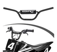 22MM 7/8" Kids Dirt Bike Handlebar Kit For MX650/500/350, 49-144cc XR CRF KLX TRX TaoTao And Most Pit Bike Mini Bike Motorcycle ATV, BLACK