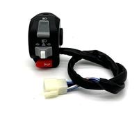 22mm 7/8" Motorcycle Handlebar Switches Fog Light Horn Turn Signal Electric Start Handlebar Controller Button Motorbike Switches(1pcs left)