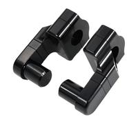 22mm 7/8" Universal Motorcycle CNC Aluminum Rotating Handlebar Risers Height Adjustment Accessories Riser Handlebar Clamp