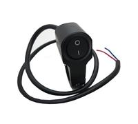 22mm 7/8in Aluminum Alloy Motorcycle Handlebar Headlight Switch Three-position Switch 12V Fog Spotlight Switch Stop Terminate Switch Button Handlebar Ignition Switch