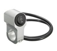 22mm 7/8in Aluminum Alloy Motorcycle Handlebar Headlight Switch Three-position Switch 12V Fog Spotlight Switch Ignition Terminate Switch Button Handlebar Ignition Switch