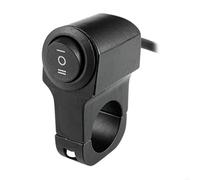 22mm 7/8in Aluminum Alloy Motorcycle Handlebar Headlight Three-position 12V Fog Spotlight Engine Stop Start Terminate Momentary Button Switch Handlebar Ignition Switch