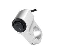 22mm 7/8in Handlebar Headlight Control Switches Aluminum Scooter Fog Light On/Off Button Motorbike Accessories Aluminum Alloy Handlebar