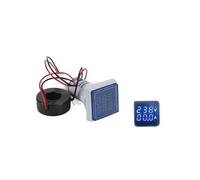 22mm AD16-22FVA Square Digital Voltmeter Ammeter Led Dual Display Digital Voltage And Current Amp Meter Indicator Light 60-500V(Blue)