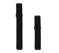 22mm Adjustable Elastic Wrist Ankle Strap for Garmin Vivoactive 4 / Garmin Venu 2 3 (45mm) / Fossil Gen 6 (44mm) / Samsung Galaxy Watch 3 (45mm) - Black Medium