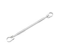 22mm Alloy Aluminum Motorcycle Handlebar Brace Crossbar Modified Strengthen Handle Bar Clamp Balance Beam Cross(Silver)