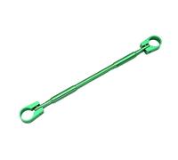22mm Alloy Aluminum Motorcycle Handlebar Brace Crossbar Modified Strengthen Handle Bar Clamp Balance Beam Cross(Green)