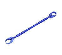 22mm Alloy Aluminum Motorcycle Handlebar Brace Crossbar Modified Strengthen Handle Bar Clamp Balance Beam Cross(Blue)