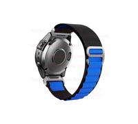 (22mm, B7-Black blue) For Garmin Fenix6x 6por Nylon Watch Strap Quick Release For 7x Pro Enduro Instinct Mk15xplus 22 26mm Arm Strap