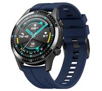 22mm Band Compatible with Huawei Watch GT 4 46mm/GT3/GT3 Pro 46mm/Watch 4/4 Pro/3/3 Pro/GT 46mm/GT2/GT2 Pro/GT2e, Silicone Bracelet Sport Strap (Blue)