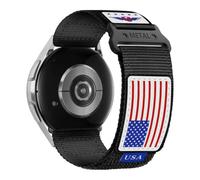 22mm Band Compatible with Samsung Galaxy Watch 3 Band 45mm/Galaxy Watch 46mm/Gear S3 Frontier/Classic for Men,Rugged Fabric Nylon Strap for Garmin Venu 3 2/Vivoactive 4/Forerunner 265/255,L