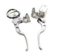 22mm Brake Clutch Pump Master Cylinder Handle Hydraulic Lever Handlebar Compatible With Motorcycle ATV Moto 22mm(Silver AB)