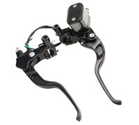22mm Brake Clutch Pump Master Cylinder Handle Hydraulic Lever Handlebar Compatible With Motorcycle ATV Moto 22mm(Black AB)