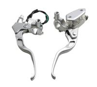 22mm Brake Clutch Pump Master Cylinder Handle Hydraulic Lever Handlebar Compatible With Motorcycle ATV Moto 22mm(Silver AB-FY)