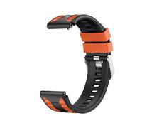 22mm Button Quick Release Silicone Band For Huawei Watch 5 4 Ultimate 2 GT6 GT5 Pro GT4 46MM Replace Bracelet(Black orange,For Ultimate 1 2)