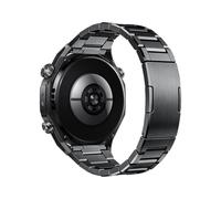 22mm Button Quick-Release Titanium Band For Huawei Watch 5 4 Ultimate 2 GT6 GT5 Pro GT4 46mm Replace Bracelet(Black,For Watch 5 46mm)