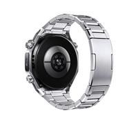 22mm Button Quick-Release Titanium Band For Huawei Watch 5 4 Ultimate 2 GT6 GT5 Pro GT4 46mm Replace Bracelet Accessories(Silver,For GT6 Pro 46mm)