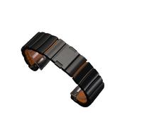 22mm Button Quick Release Titanium+Silicone Band For Huawei Watch 5 4 GT6 GT5 Pro GT4 46mm Ultimate 2 Replace Bracelet(Titanium black,For GT6 46mm)