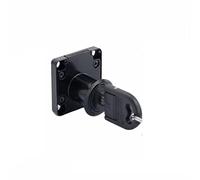22mm Cam Drawer Lock,Security Mailbox Zinc Alloy Cabinet Drawer Cupboard Lock with 2 Alike Keys(Black)