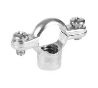 22mm Chrome Plated Cast Brass Single Pipe Ring - Bag of 2