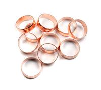 22mm Compression Olives Copper for 22mm Copper Plumbing Pipe (Pack of 10)