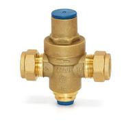 22mm Compression x Compression Pressure Reducing Valve - Brass Water Pressure Regulator