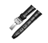 22mm Cowhide Watch Strap Folding Buckle Clasp Leather Watchband Suitable for IWC PORTUGIESER Series Watch Men's Watch Accessorie