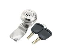 22mm Distribution Cabinet Lock Panel Lock 304 Stainless Steel Crescent Lock Cylinder Cabinet Door Lock Cam Cabinet Lock MS705 1Pcs
