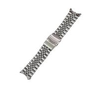 22mm Diving Steel Metal Strap Fit for Casio Duro Mdv107-1A MDV106-1A Marlin Watch Wristband Bracelet band Replacement Parts(Silver-Small)