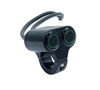 22mm Double Button Motorcycle Head Fog Light Switch Controller Steering Turn Lamp On-off For Motorbike Handle Bar Waterproof Motorbike Parts Motorcycle killer switch