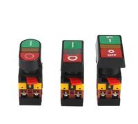 22mm Double Position Button Start-stop Double Button Illuminated Push Button Switch With Lamp 24/220/380V Control Button 1Pcs(AS-22X25N,380V)