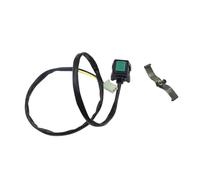 22mm Durable Dual Sport ATV Motorcycle Start Horn Kill Stop Switch Button Motorbike Control Handle Switch Replacement Parts(Square green)