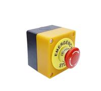 22mm Emergency Stop Button Switch 1NO 1NC 10A 660V Waterproof Tank